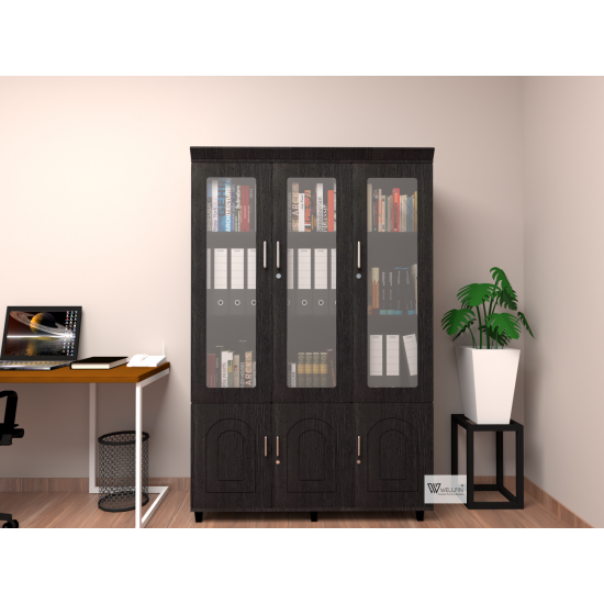 Three Door Book Shelve 01