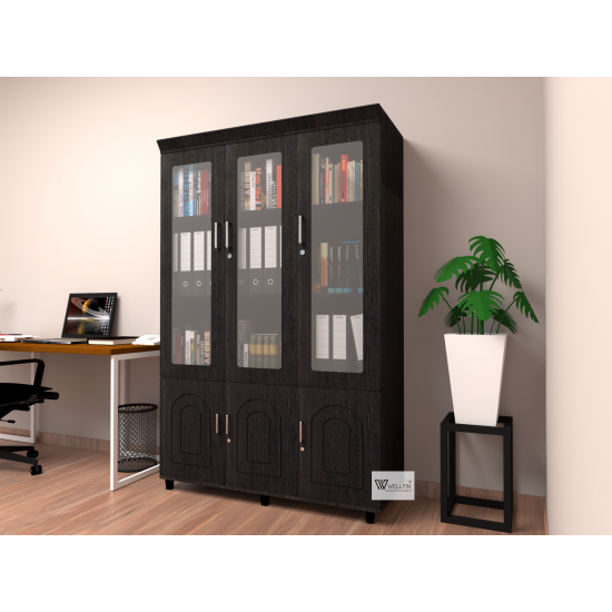 Three Door Book Shelve 01