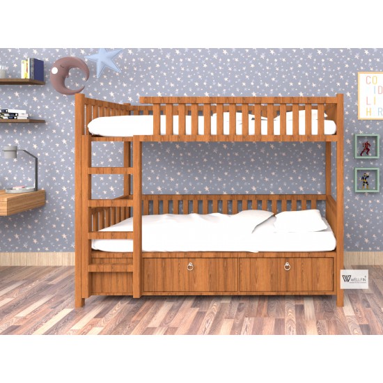 Wooden Bunker Bed 02