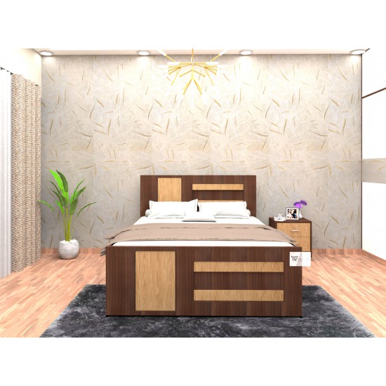 QUEEN BED WITH STORAGE 9