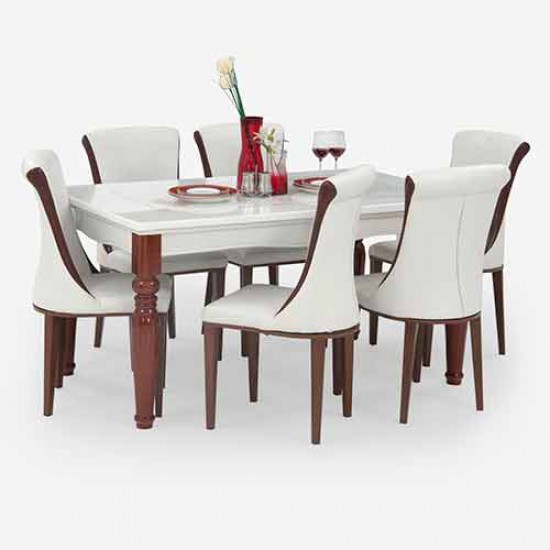 Marble Dining Table 6 Seater