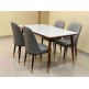 Marble Dining Set 4 Seater