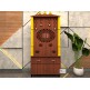 DOUBLE DOOR ENGINEERING WOOD POOJA MANDIR STAND - 13