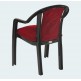 Ornate Plastic Chair With Cushion