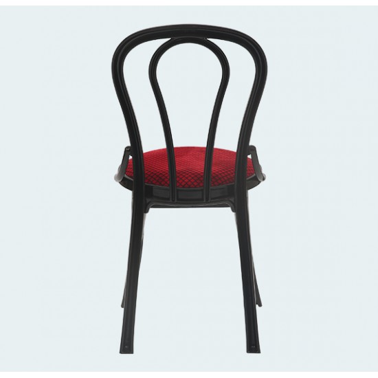 Pearl Suprer Cushioned Armless Plastic Chair